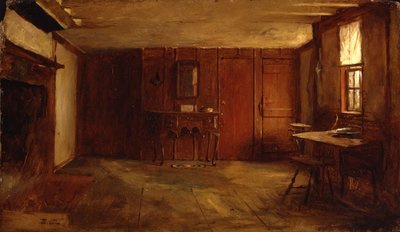 De andere kant van Susan Rays keuken, Nantucket, ca. 1875 door Eastman Johnson